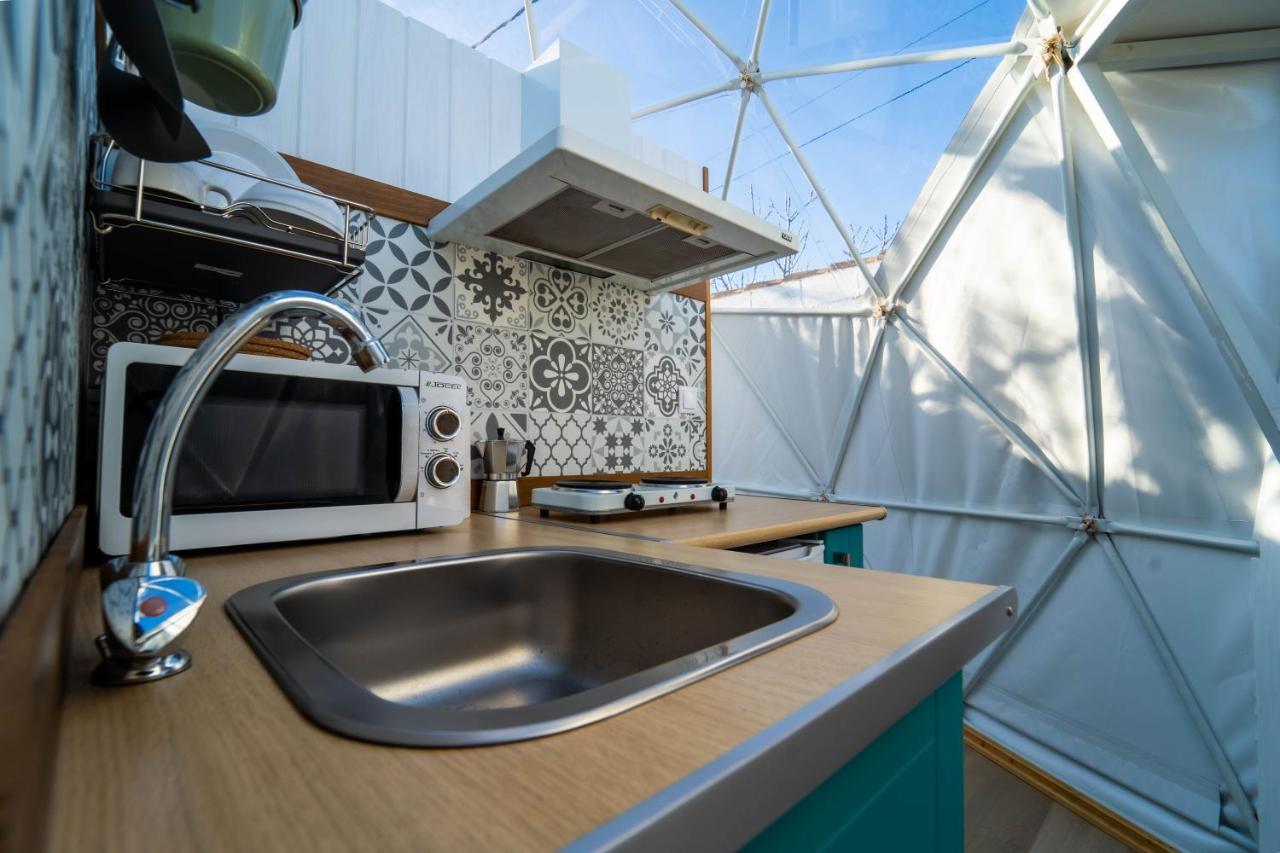 Adama Glamping Villa ชิกลานา เด ลา ฟรอนเตรา ภายนอก รูปภาพ